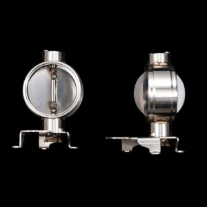 BILLET EXHAUST VALVE KUSTER ADAPTATION 70MM (OEM SIZE) - 90° DEGREE REVERSED