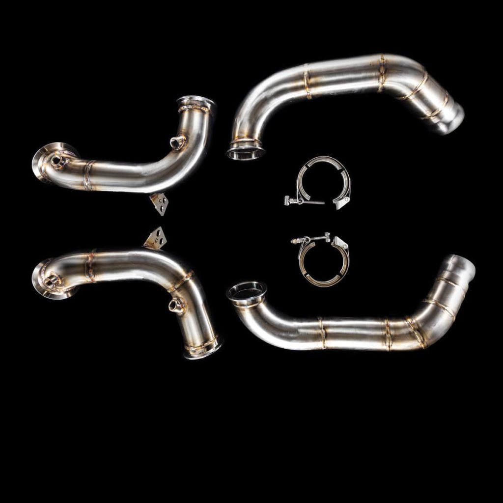 MERCEDES AMG GT 63 S 4.0L V8 (M177) CATLESS DOWNPIPES by BlackBoost UAE | USA | CN | CA