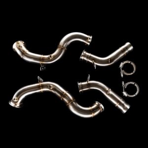 MERCEDES AMG M177 (205 253) CATLESS DOWNPIPES by BlackBoost UAE | USA | EU | CA | CN