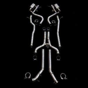 MERCEDES E63(S) AMG M177 (213) VALVED EXHAUST SYSTEM 76MM 3INCH by BlackBoost UAE | USA | EU | CA | CN