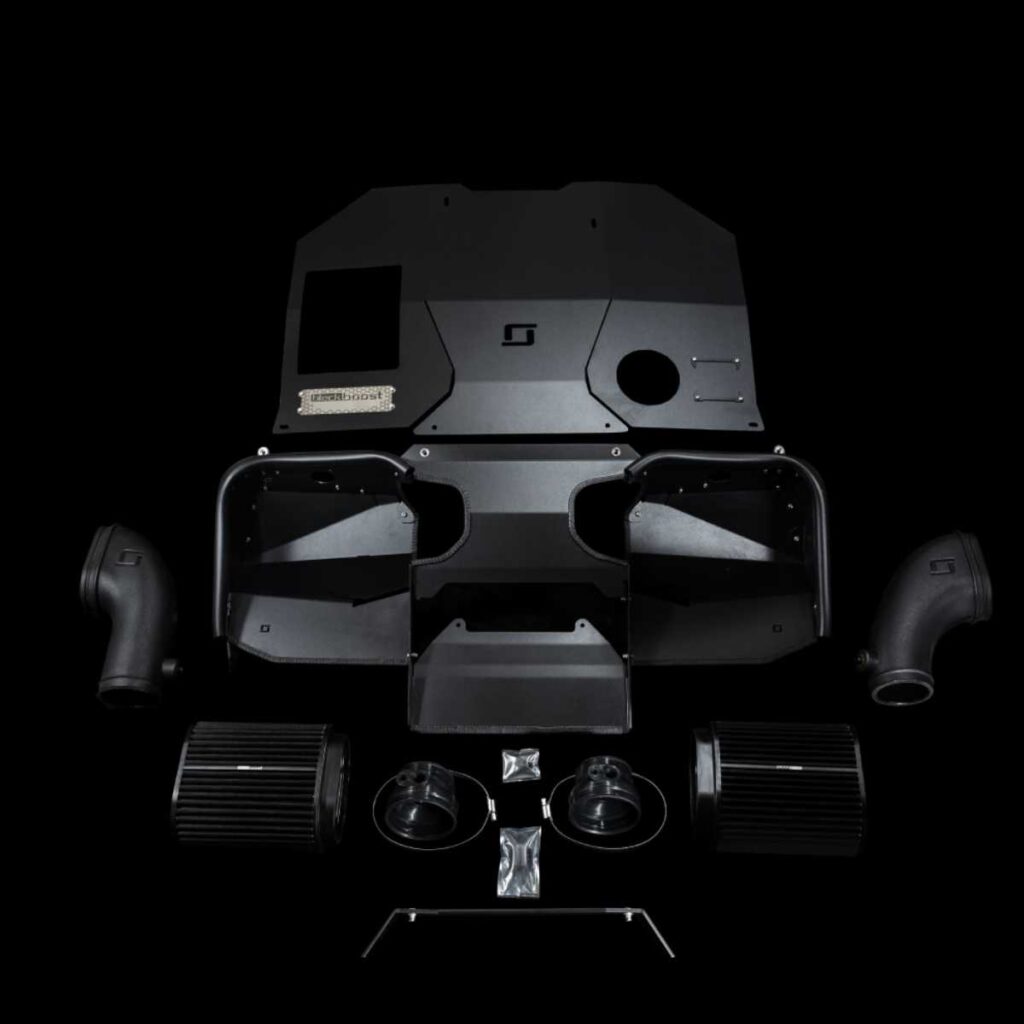 Mercedes E63 AMG M177 High Peformance Cold Air Intake by BlackBoost UAE | USA | EU | CA | CN